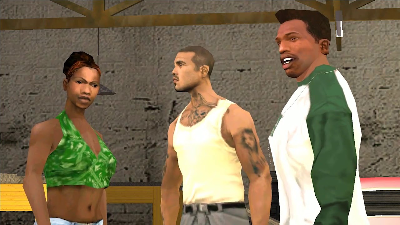 الدفاع عن اخت سي جي تختيم جي تي اي سان اندرياس|Grand theft auto San ...