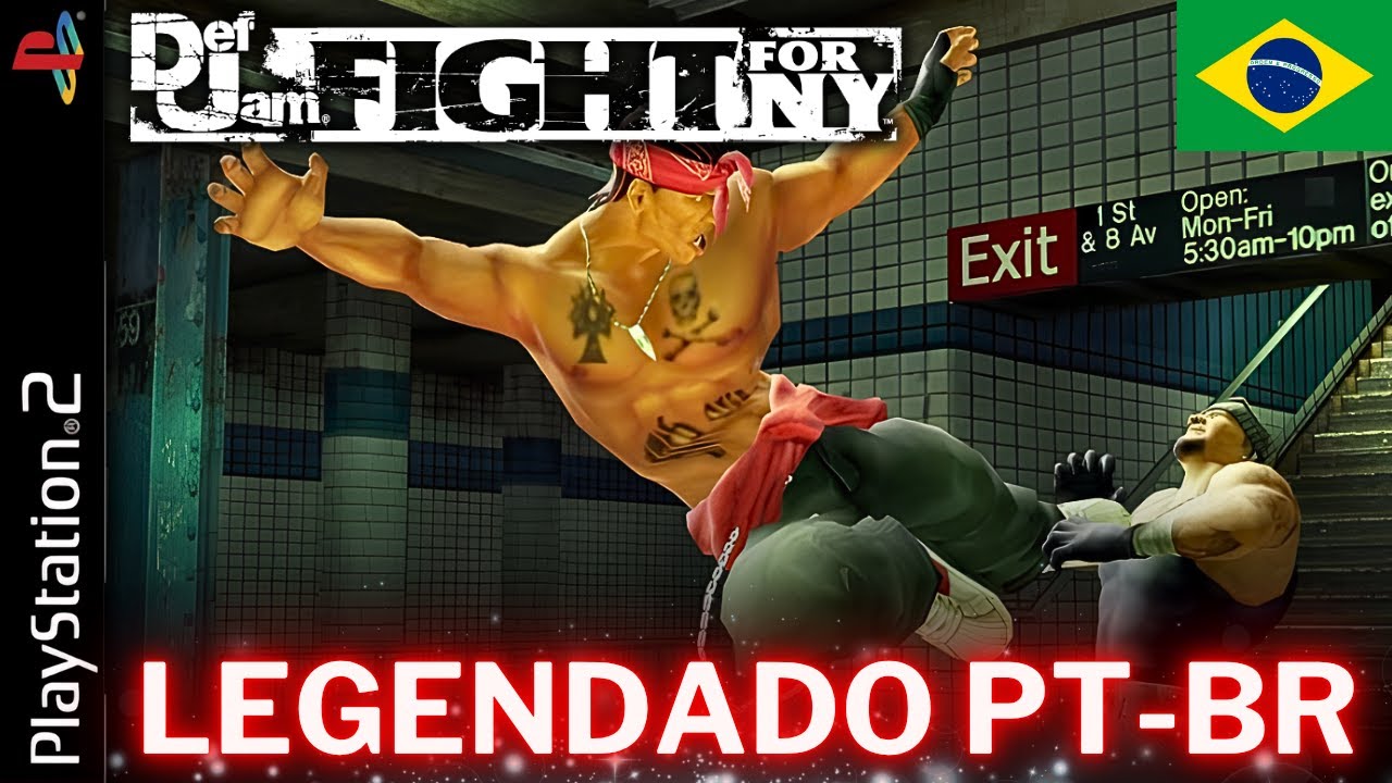 Como JOGAR DEF JAM FIGHT FOR NY LEGENDADO PT-BR de PS2