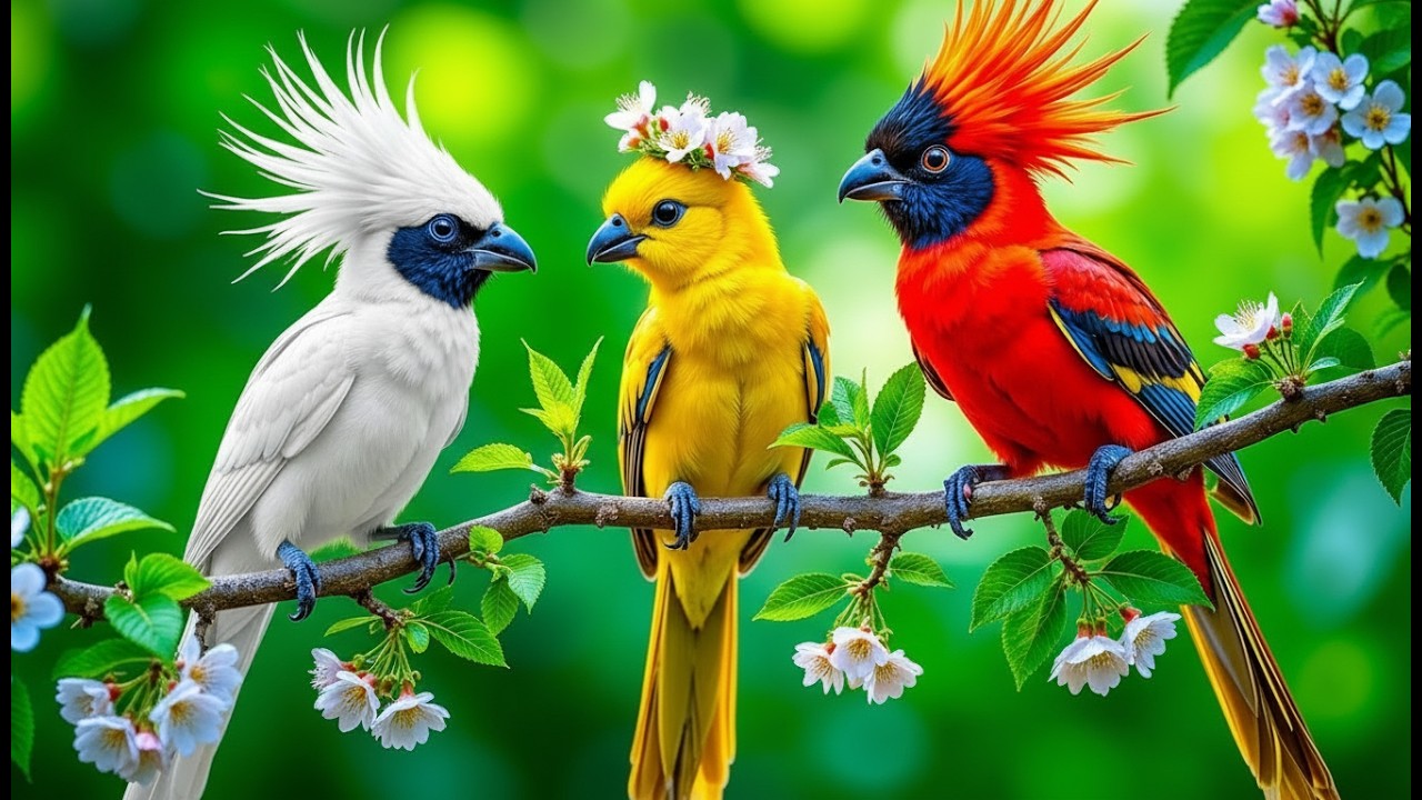 Quiet Bird Ambience 🌙 Deep Rest Background Audio for Calm Nights | 4K ASMR • Calm Nature