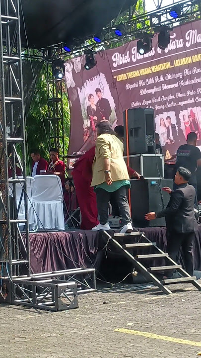 artis penyiar radio Dora dori hadir di hajatan abiel jatnika