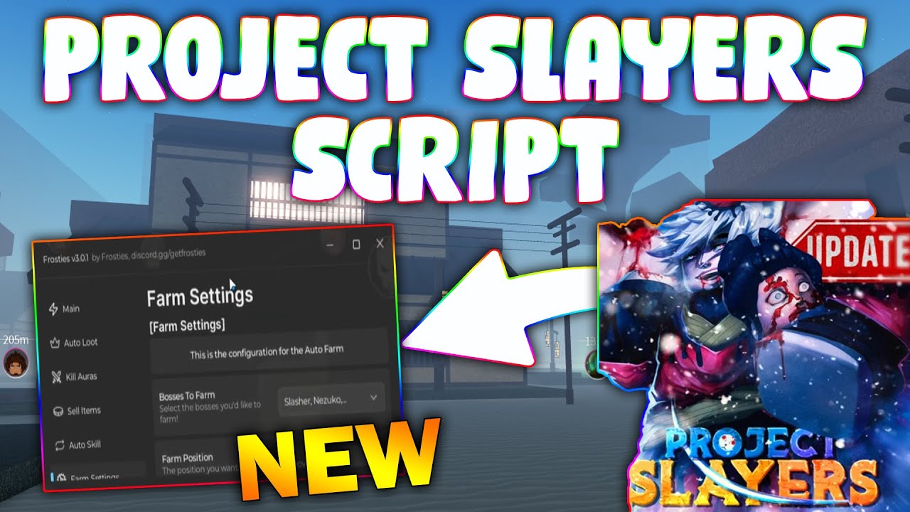 *NEW* Project Slayers Script (PASTEBIN 2025) (AUTOFARM, KILLAURA ...
