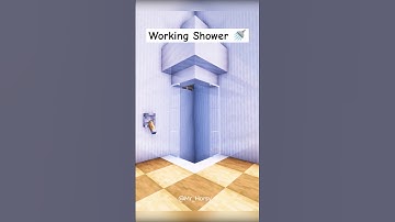 Working Shower in Minecraft 🚿⚒️😱 #shorts