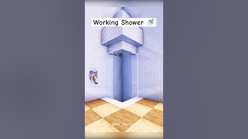 Working Shower in Minecraft 🚿⚒️😱 #shorts