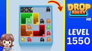 Drop Away Level 1550 Solution Walkthrough