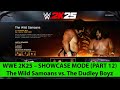 WWE 2K25 - Showcase Mode - Part 12 - The Wild Samoans vs. The Dudley Boyz - 4K UHD - All Objectives