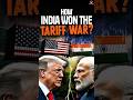 How India Won the Tariff War Against the US | India vs US Tariff War | Your Degree #shorts
