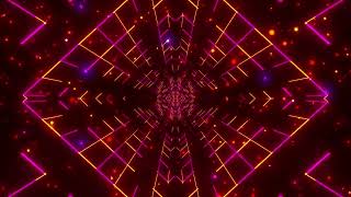 10 Hour - VJ LOOP NEON Red Abstract Background- live wallpaper windows 11 - Motion 4k Screensaver