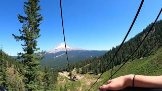 Chair Lift at Ski Bowl During Summer (MT hood)