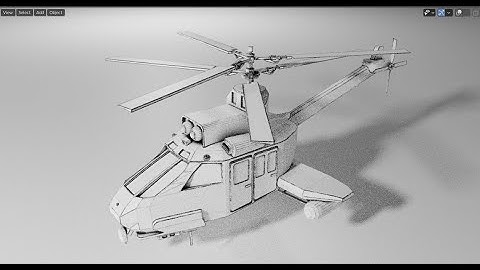 Simple Helicopter Speed Modeling - Grid Modeler (blender addon)