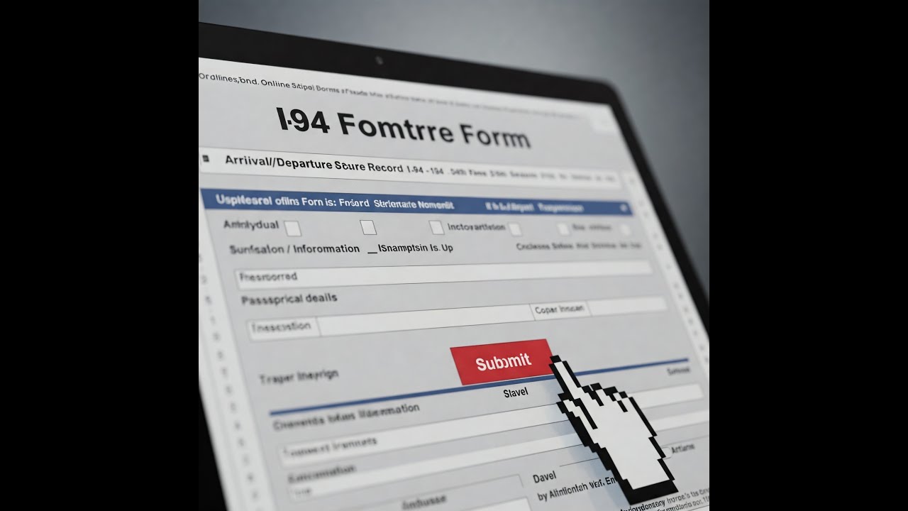 Step-by-Step Tutorial: Filling the I-94 Form Online - YouTube