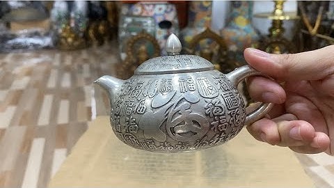 Bộ tượng tam thế phật nặng hơn 33kg, đồng hồ con gà | Đồ đồng Cần Thơ 65 #đồđồng 