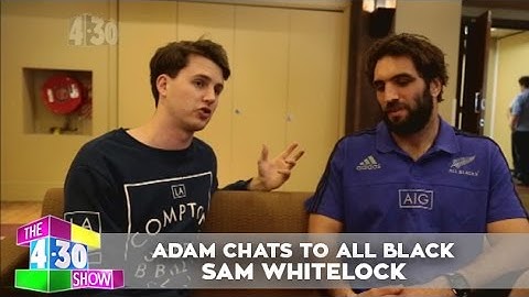 Adam Interviews All Black Sam Whitelock