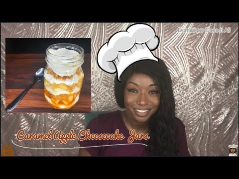 Caramel Apple Cheesecake Jars