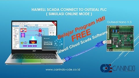 Haiwell Scada to Outseal PLC (Online Simulasi)
