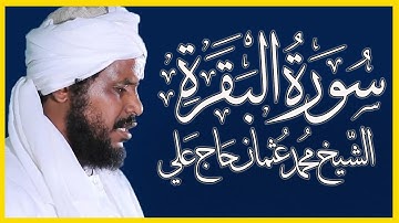 تلاوة مؤثرة لما تيسر من سورة البقرة بصوت الشيخ محمد عثمان حاج علي.