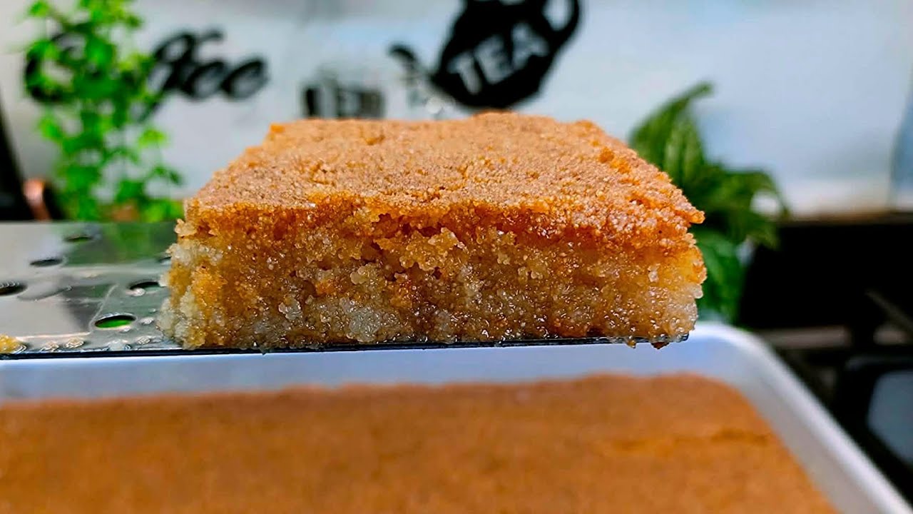 بسبوسه الشارع بكل اسرارها❗طريه مرمله واحلي من الجاهزه ❗بدون لبن ❗او حليب ونجحه من اول مره👌