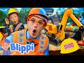 Blippi's Superfast Excavator Digging Race  👷‍♂️