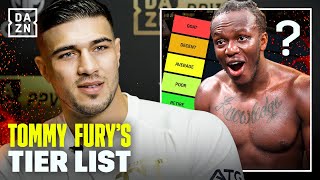 Tommy Fury’s Boxing Tier List: KSI should RETIRE!