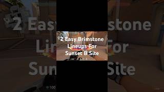 Valorant Brimstone Sunset B Linesups  #valorant #valorant2025 #valoranttips