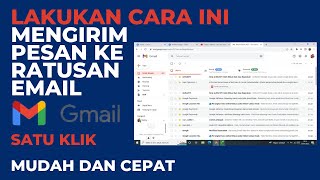 Cara Mudah Mengirim Email Ke Banyak Alamat