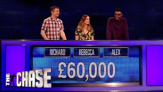 The Chase | A Team Of Three Win £60,000 Against The Vixen | Highlights November 18