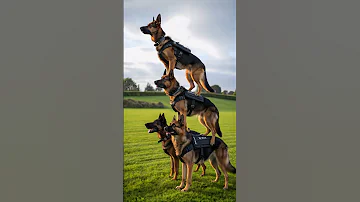 Skilled K9 Police Training In Action Elite Obedience Tactical Skills 