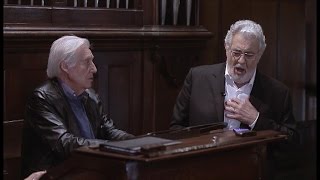 Plácido Domingo entona el 'Ave María' con Achúcarro al órgano