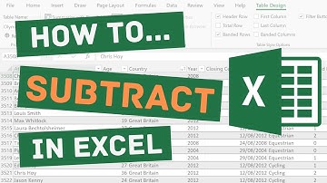 How to Subtract in Excel - Quick and Easy Tutorial