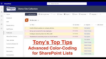 Advanced Color-Coding for SharePoint Lists