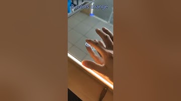 Double buttons Mirror sensor switch works with LED light---By Innova model ZX 09