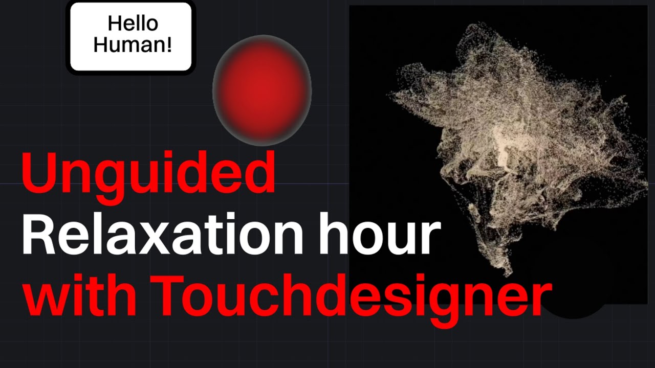 Relaxation with Touchdesigner I Audio Reactive Live Session I 1 Hour