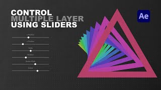 Control Multiple Layers Using Sliders in After Effects