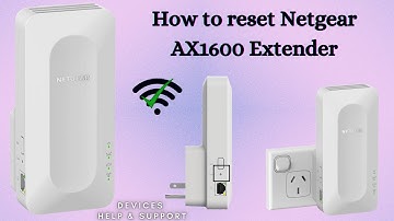 Reset Netgear AX1600 Extender within 2 minutes | Resetting the Netgear AX1600 Extender