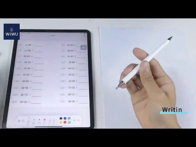 Bút cảm ứng stylus 2 trong 1 WIWU Pencil 1 tương thích trên iOs, Android