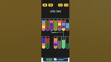 water sort puzzle level 3343