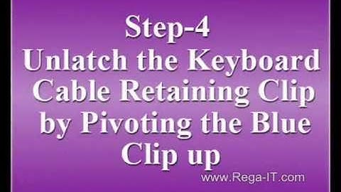 REPLACEMENT OF DELL D630 KEYBOARD IN JUST 6 STEPS