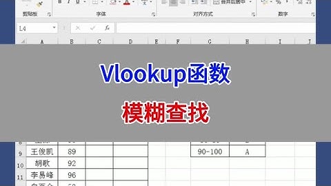 Vlookup函数：模糊查找匹配数据。 #wps #excel #办公技巧