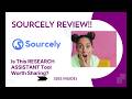 Sourcely REVIEW  Is This RESEARCH ASSISTANT Tool Worth Sharing  SeeView Before Use