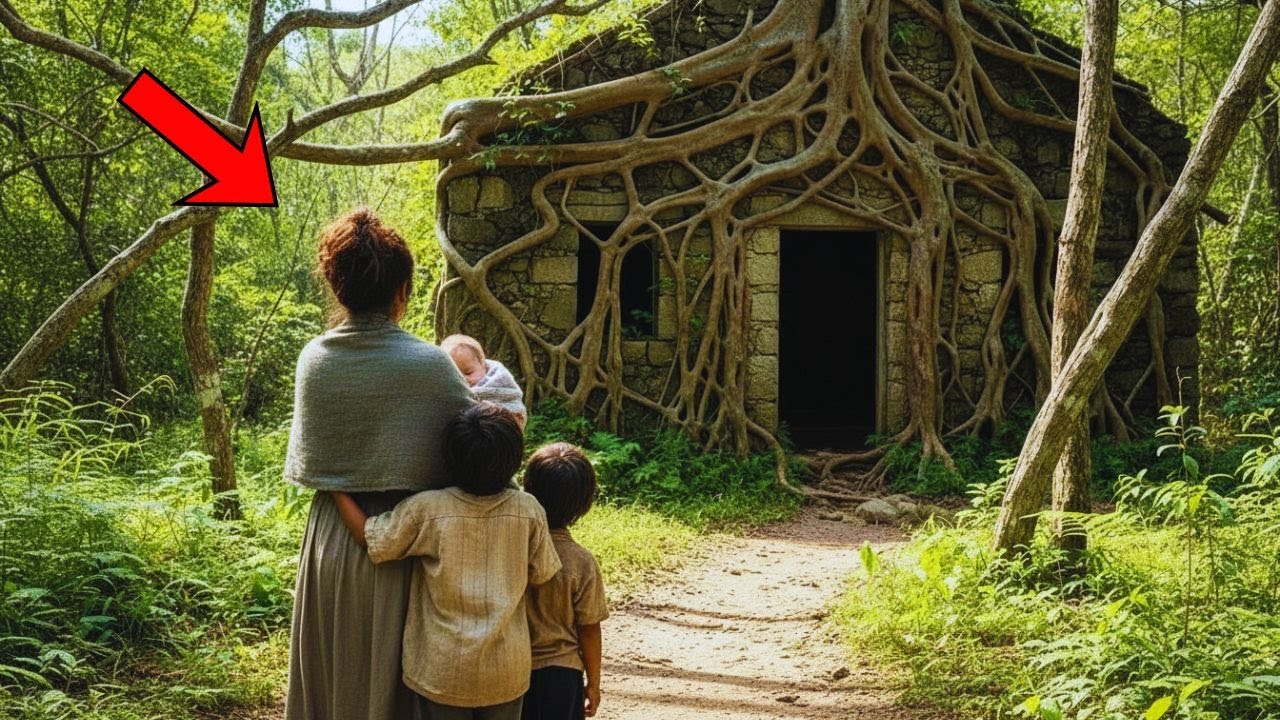 A Viúva Pobre Fugiu Para Uma Casa Coberta de Raízes no Meio do Monte — Mas o Que Elas Sustentavam...