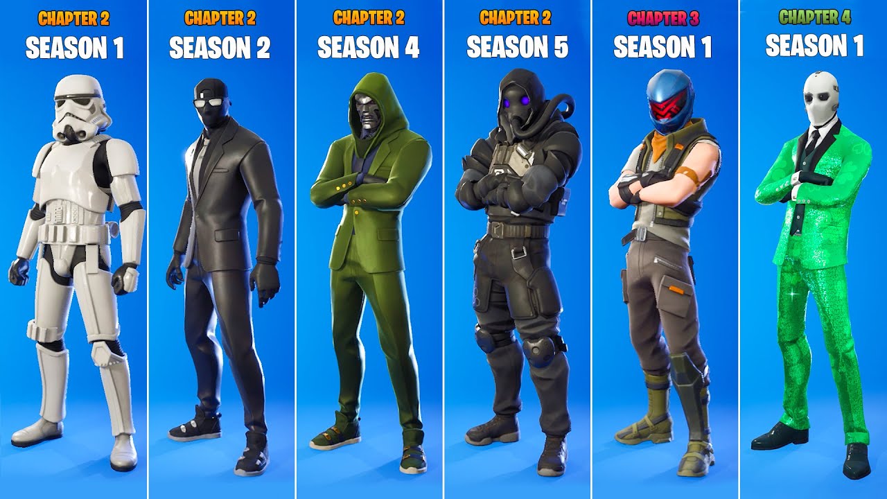 Evolution of All Henchmen/A.I. in Fortnite (Chapter 2 Season 1