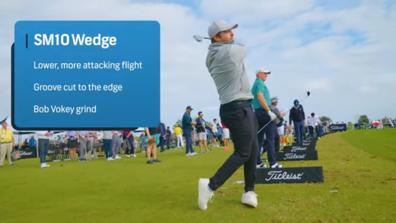 Testing The New Titleist SM10 Wedges & T100 Irons at The 2024 PGA