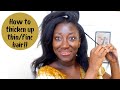 Ayurvedic Night Time Routine To Grow & Thicken Thin/Fine Natural Hair || Adede