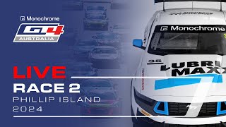 LIVE | Race 2 | Phillip Island | 2024 Monochrome GT4 Australia