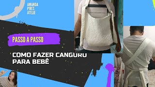 Como fazer canguru para bebê/como hacer canguro bebe/come fare un cucciolo di canguro