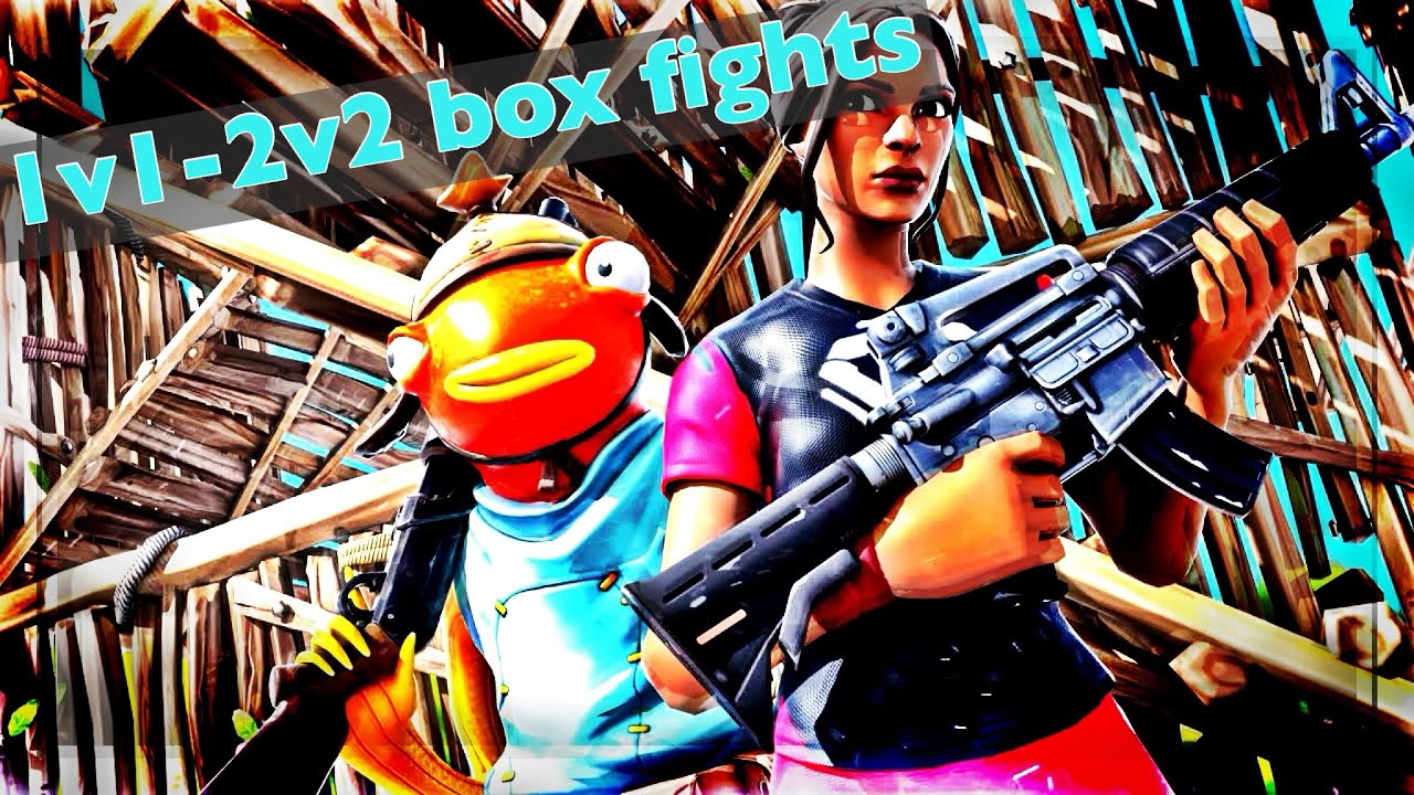 Box fight and build battles 1v1 (my friend) - YouTube