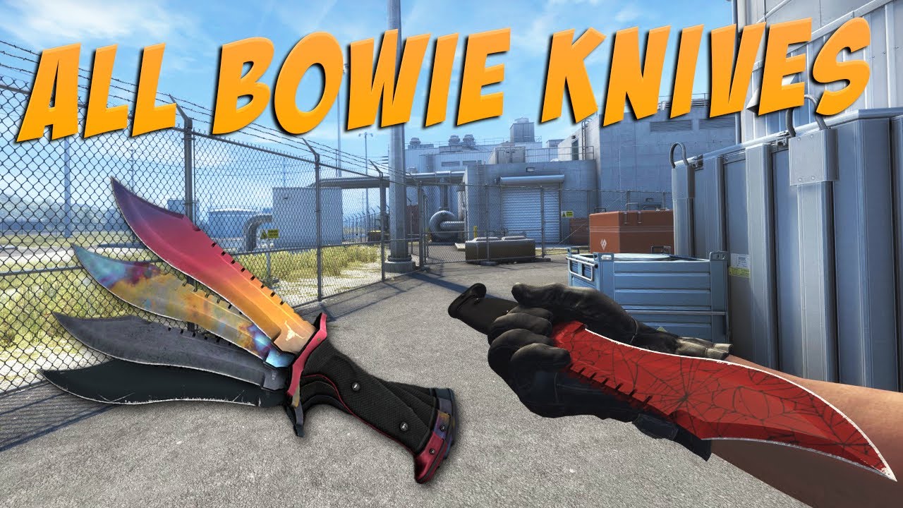 All Bowie Knifes - CS:GO WildFire Case - YouTube