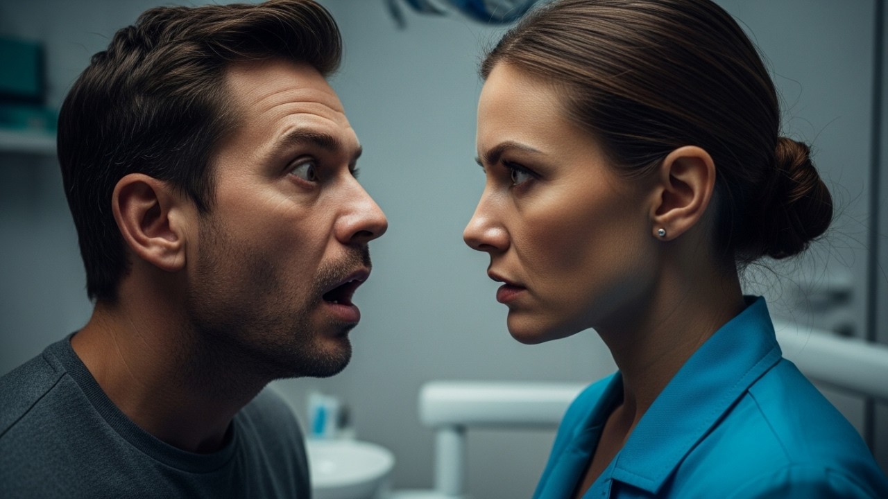 Guardó un secreto imposible por años… La dentista destapó la mentira