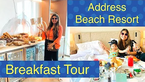 Breakfast Tour at Address Beach Resort Fujairah/best breakfast in UAE/
