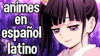 10 Animes en ESPAÑOL LATINO que TIENES que VER