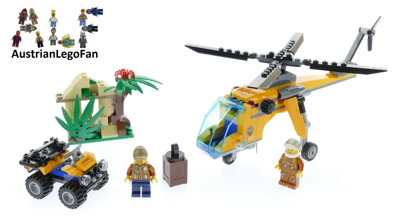 lego helicopter jungle